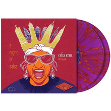 Cargar imagen en el visor de la galería, Celia Cruz - Night Of Salsa (25th Anniversary Edition/Magenta Splatter Vinyl)