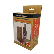 Cargar imagen en el visor de la galería, GrooveWasher Walnut Record Cleaning Kit