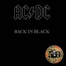 AC/DC - Back In Black (50th Anniversary Edition Black White Swirl Vinyl)