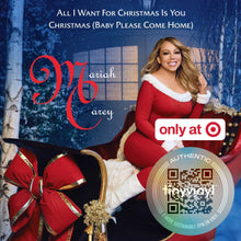 Cargar imagen en el visor de la galería, Mariah Carey Tiny Vinyl - All I Want For Christmas Is You
