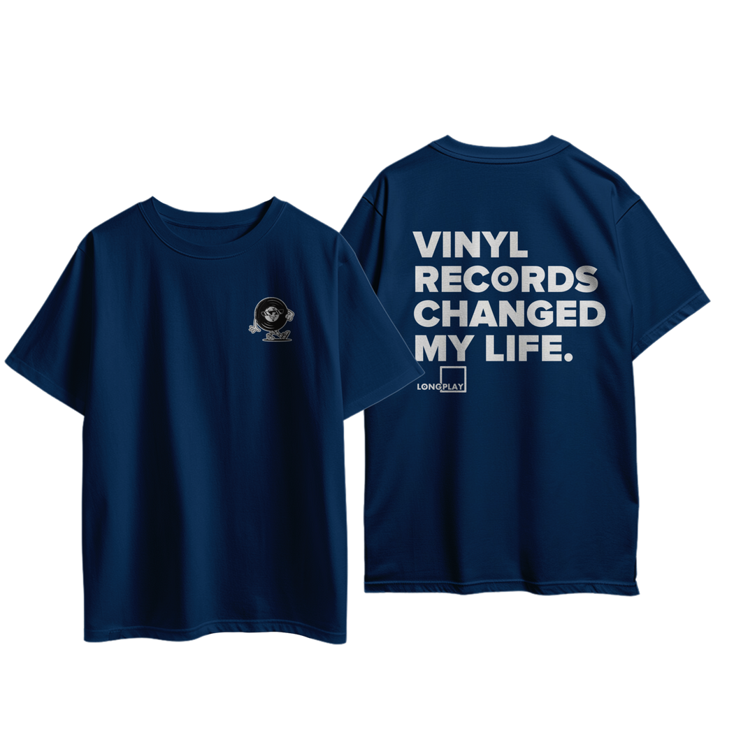 T-Shirt Vinyl Records Changed My Life (Cool Blue)