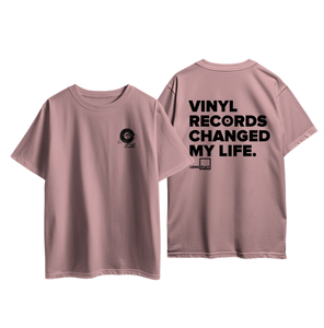 T-Shirt Vinyl Records Changed My Life (Light Pink)