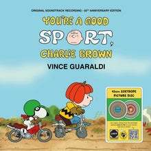 Cargar imagen en el visor de la galería, Vince Guaraldi - You&#39;re A Good Sport, Charlie Brown (45 RPM Zoetrope Vinyl)
