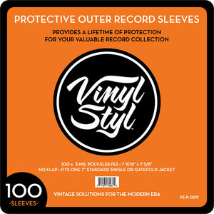 Vinyl Styl Protective Outer Sleeves 7" (100 unidades)