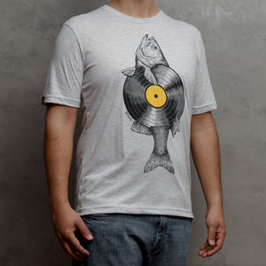 T-Shirt Fish & Records