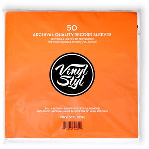 Vinyl Styl Protective Outer Sleeves 12" (50 unidades)