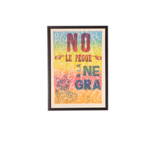 Cargar imagen en el visor de la galería, Poster La Linterna - No Le Pegue A La Negra (Enmarcado)
