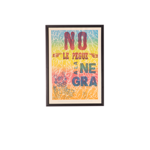 Poster La Linterna - No Le Pegue A La Negra (Enmarcado)