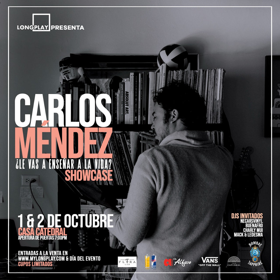 Entrada Acústico Carlos Méndez - Viernes 1 De Octubre